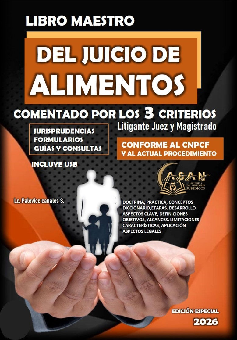 libro maestro del juicio de alimentos