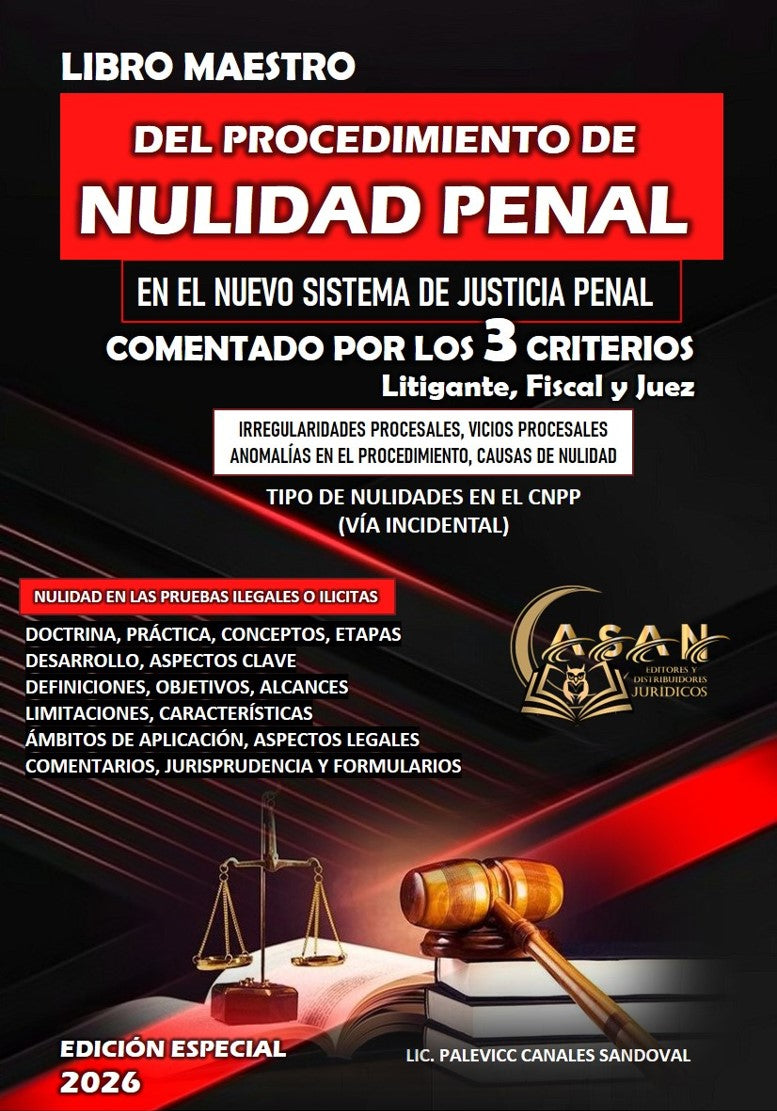 libro maestro del procedimiento de nulidad penal