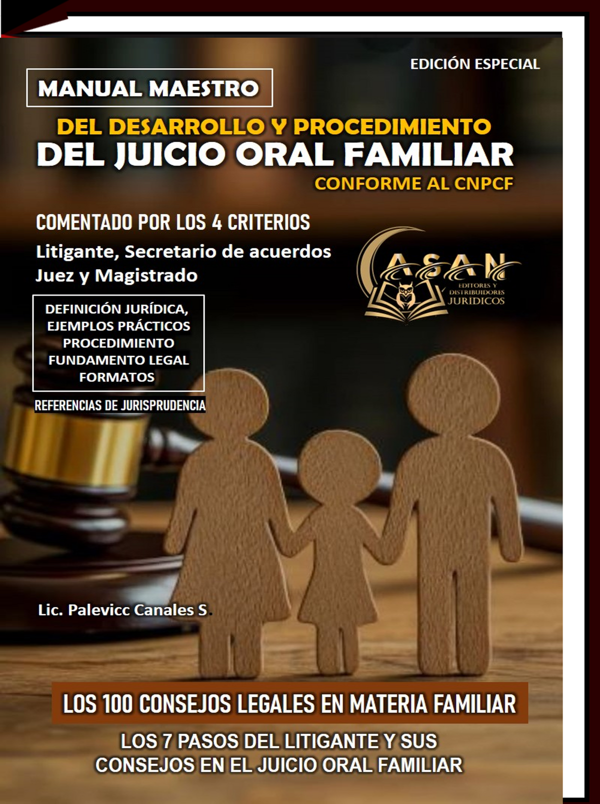 manual maestro del desarrollo y procedimiento del juicio oral familiar conforme al cnpcf comentado por los 4 criterios