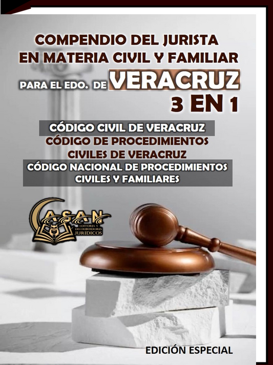 compendio del jurista en materia civil y familiar  para el estado de Veracruz 3 en 1