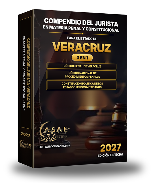 compendio del jurista  en materia penal y constitucional para el estado de Veracruz 3 en 1