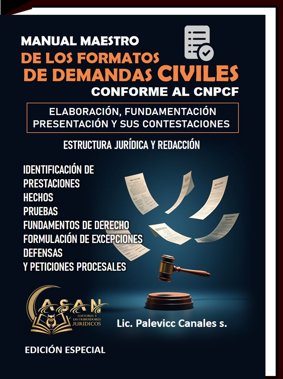 manual maestro de los formatos  de demandas civiles  de acuerdo al (cnpcyf)