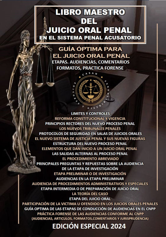 LIBRO MAESTRO DEL JUICIO ORAL PENAL EN EL SISTEMA PENAL ACUSATORIO