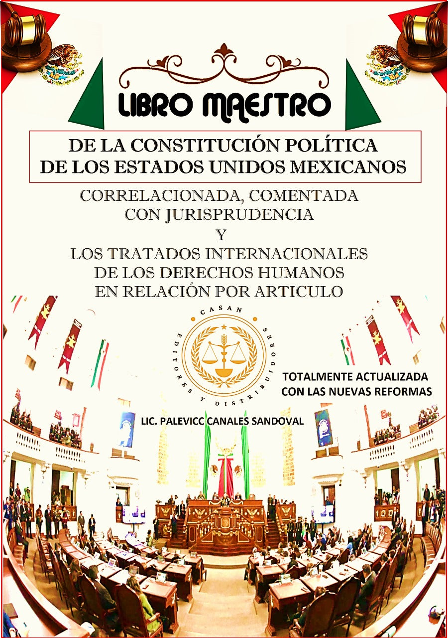 libro maestro de la constitución política de los estados unidos Mexicanos