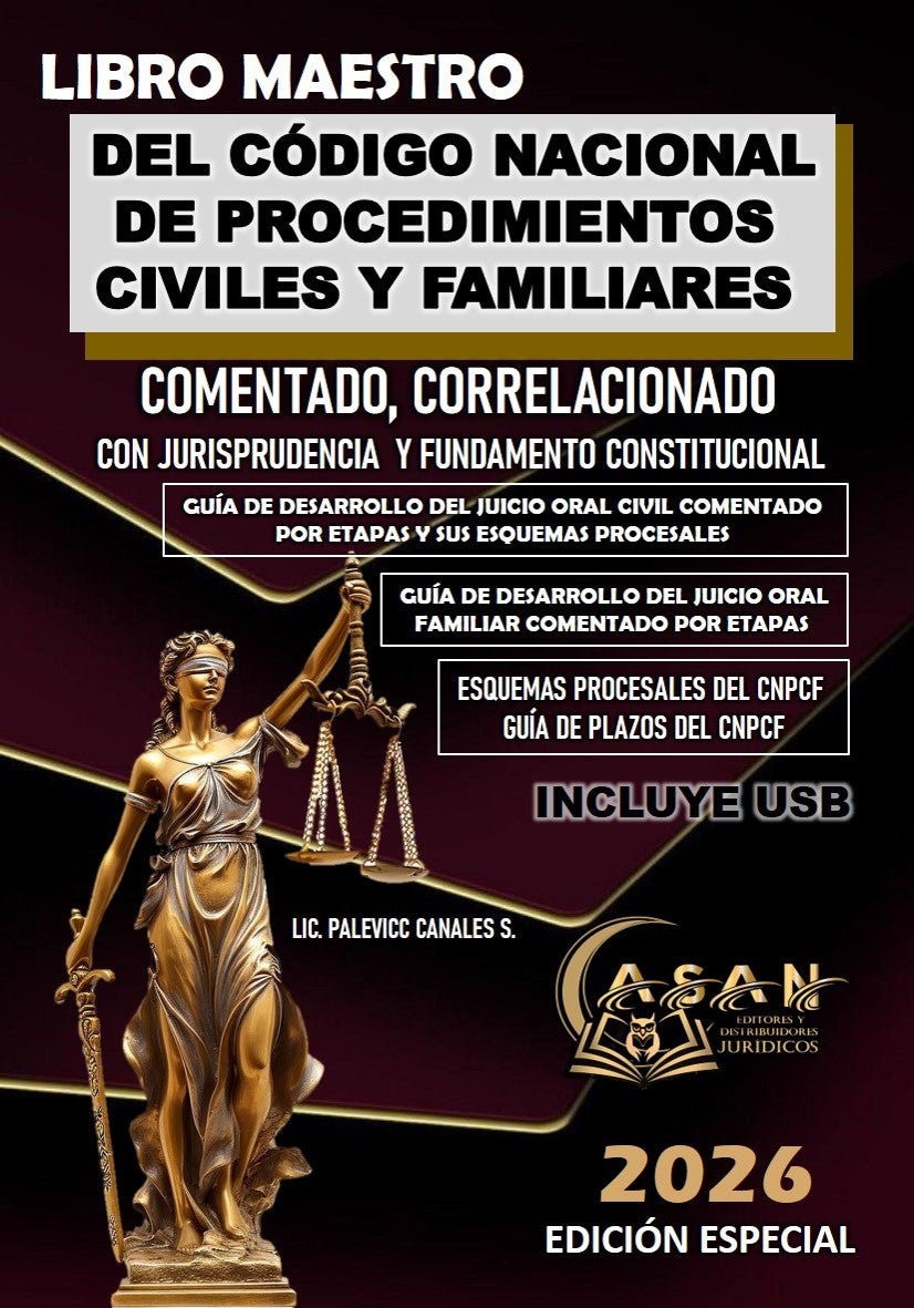 libro maestro del código nacional de procedimientos civiles y familiares