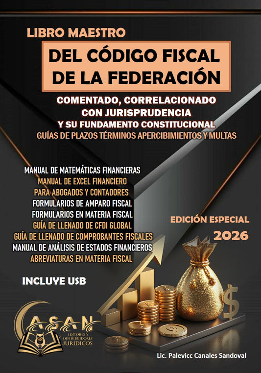 libro maestro del código fiscal del la federación