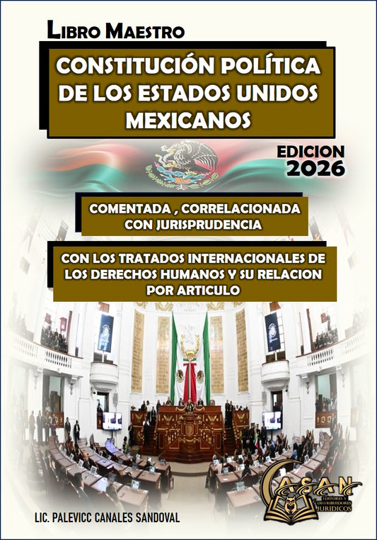 libro maestro de la constitución política de los estados unidos Mexicanos