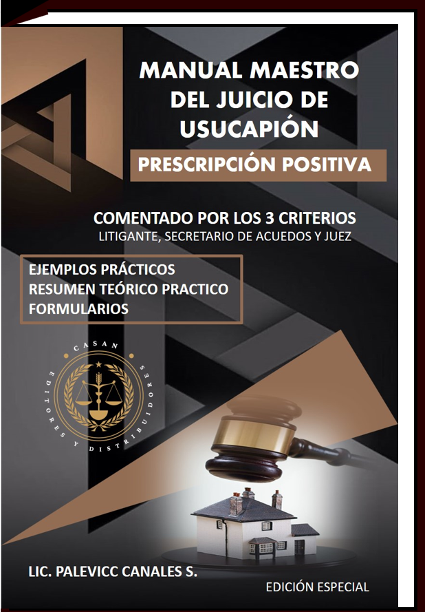 manual maestro del juicio de usucapión descripción positiva