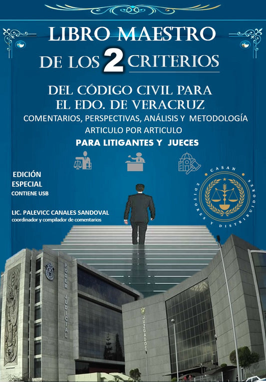 libro maestro de los dos criterios del código civil de Veracruz