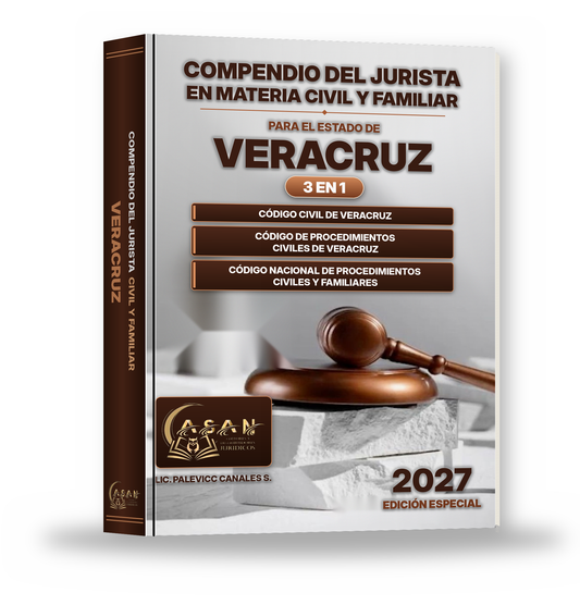 compendio del jurista en materia civil y familiar  para el estado de Veracruz 3 en 1